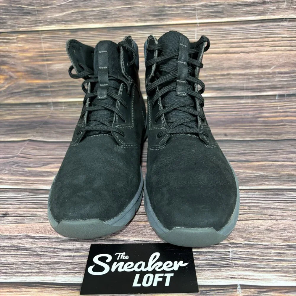 Timberland Boltero Mid Youth Suede Black‎ Lace Up Boots Size 6.5